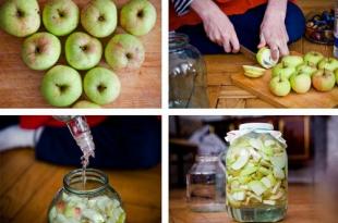 Lichior de mere de casă Cum se prepară o băutură de mere
