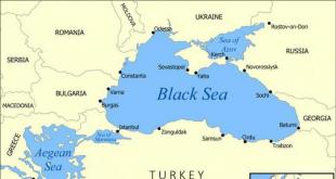 F čierne more.  Čierne more.  História názvu Čierneho mora